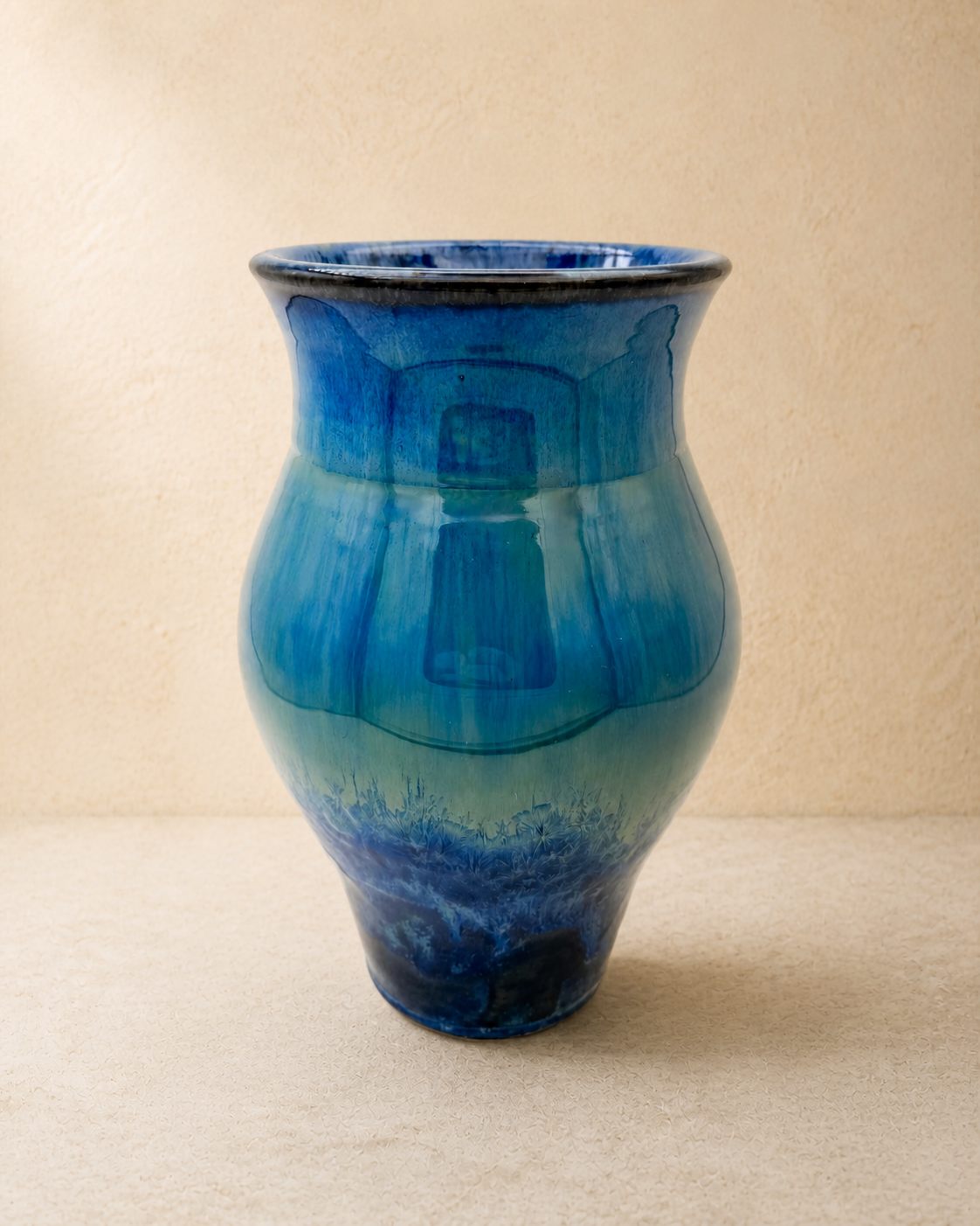 Aurora Borealis Crystal Glaze Vase