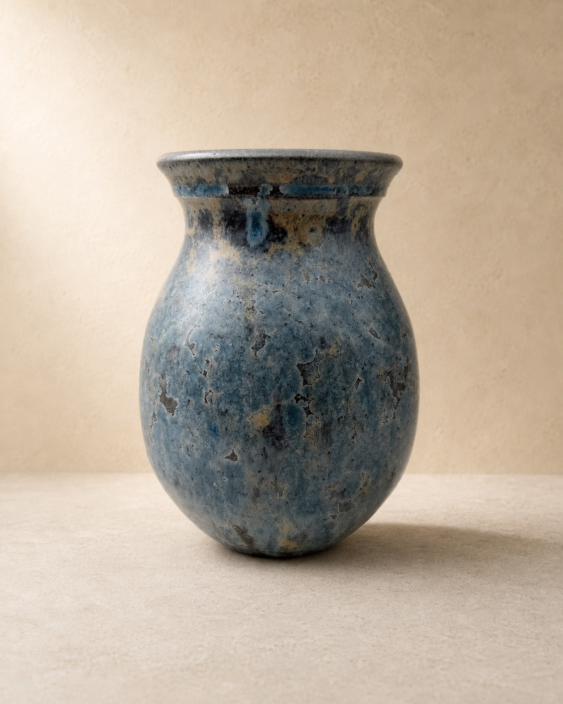 Crystalline Vase — Dark Clay